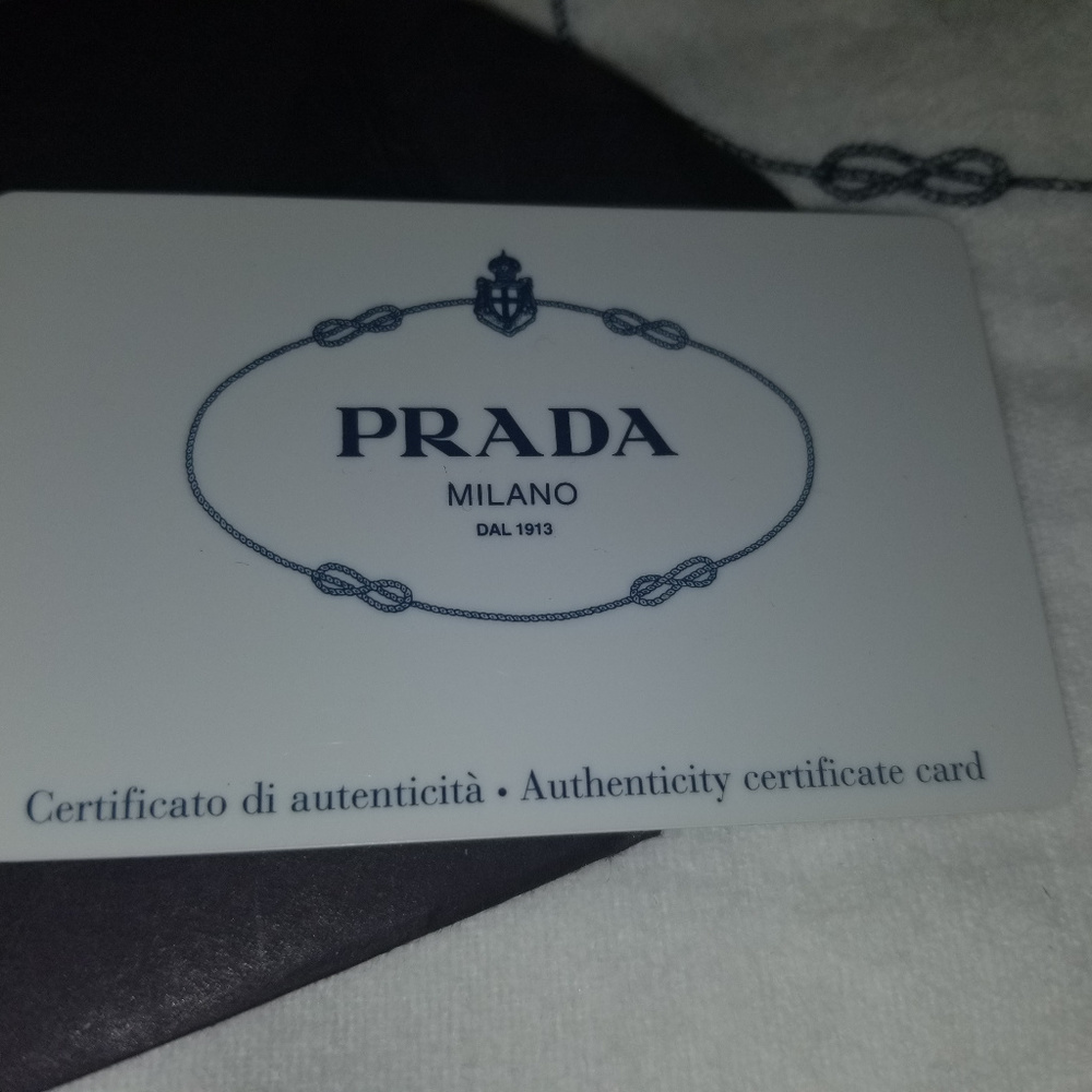 Prada Logo Jacquard mini clutch - Picture 6 of 8